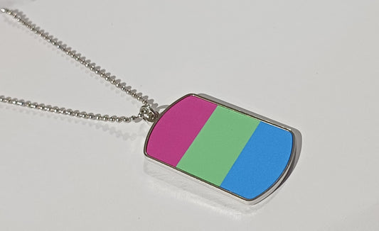 Polysexual Dog Tag Necklace