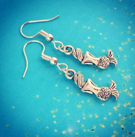 Dangle Drop Mermaid earrings