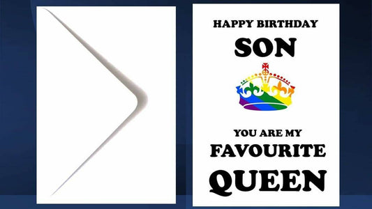 Son favourite Queen Card LGBT