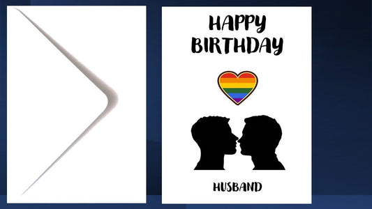 Husband/Boyfriend LGBT Birthday Card