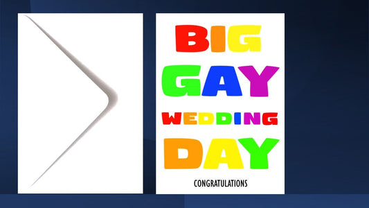 LGBT Gay Wedding Greeting Card