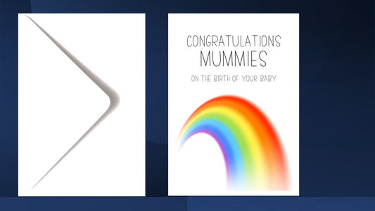 Lesbian 2 Mummies Baby Card