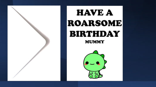 Roarsome Dinosaur Birthday Card