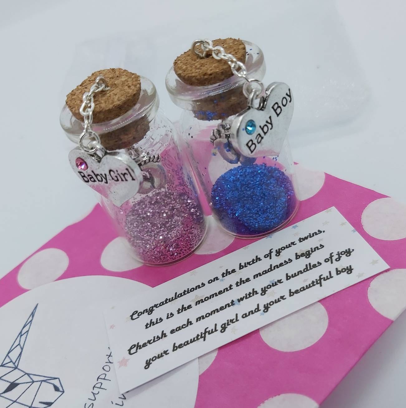 New baby Twins Keepsake
