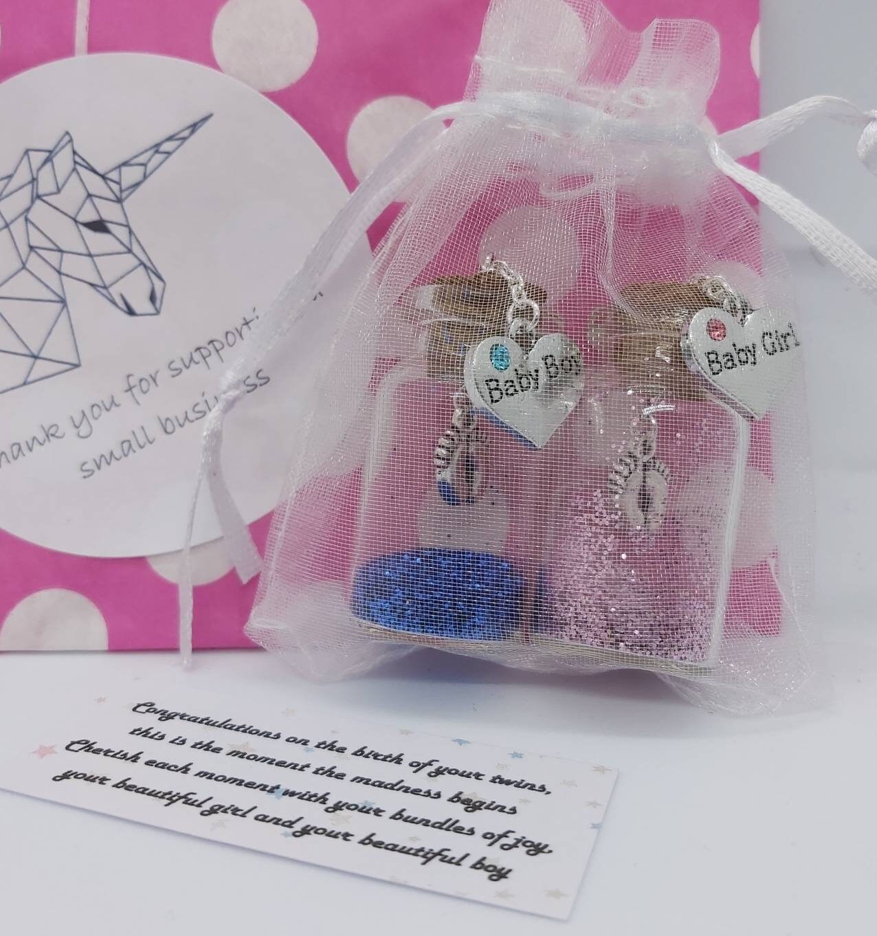 New baby Twins Keepsake