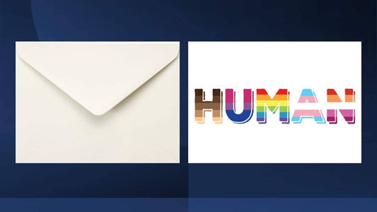LGBTQIA+ Human Pride Card