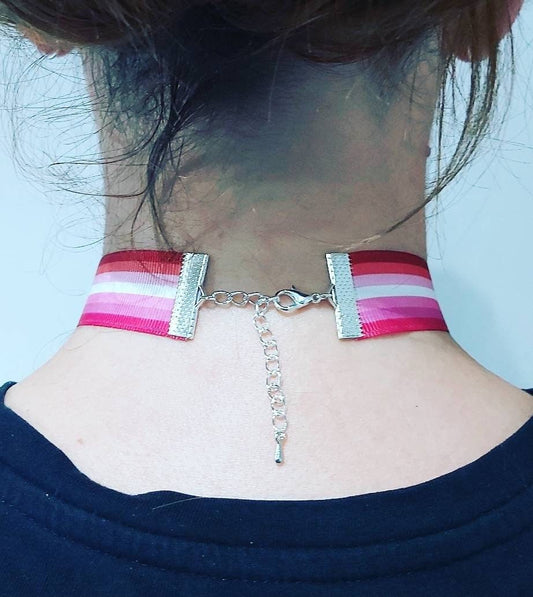 Lesbian Choker necklace Adjustable