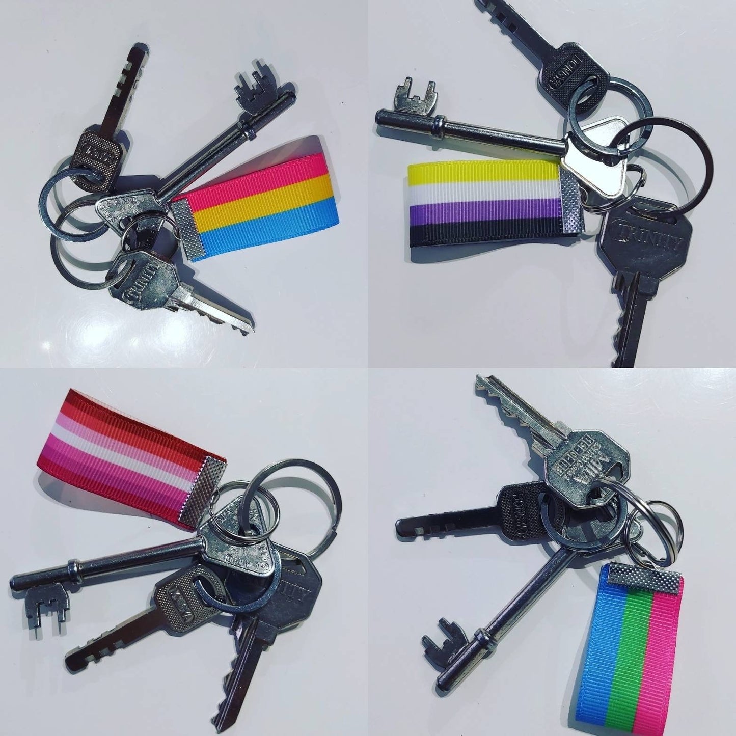Bisexual Pride Keyring LGBTQIA+