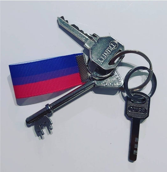 Bisexual Pride Keyring LGBTQIA+
