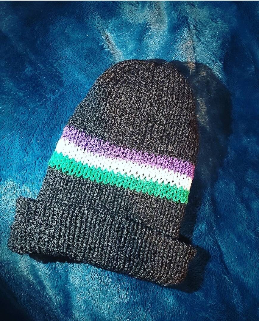 Genderqueer Beanie Slouch Hats LGBTQIA+