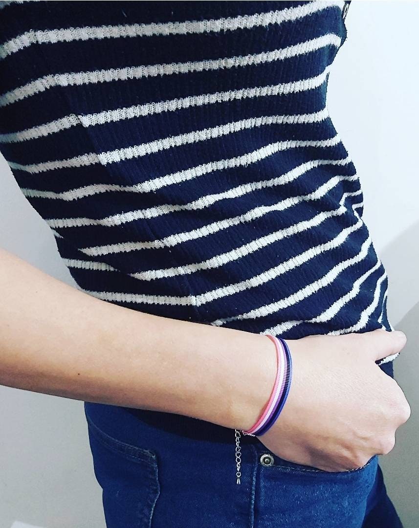 Genderfluid Bracelet Adjustable