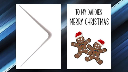 Two Daddies Christmas Card
