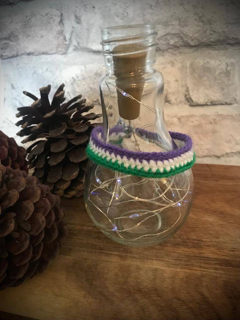 Aromantic LGBTQIA+ bracelet crochet .