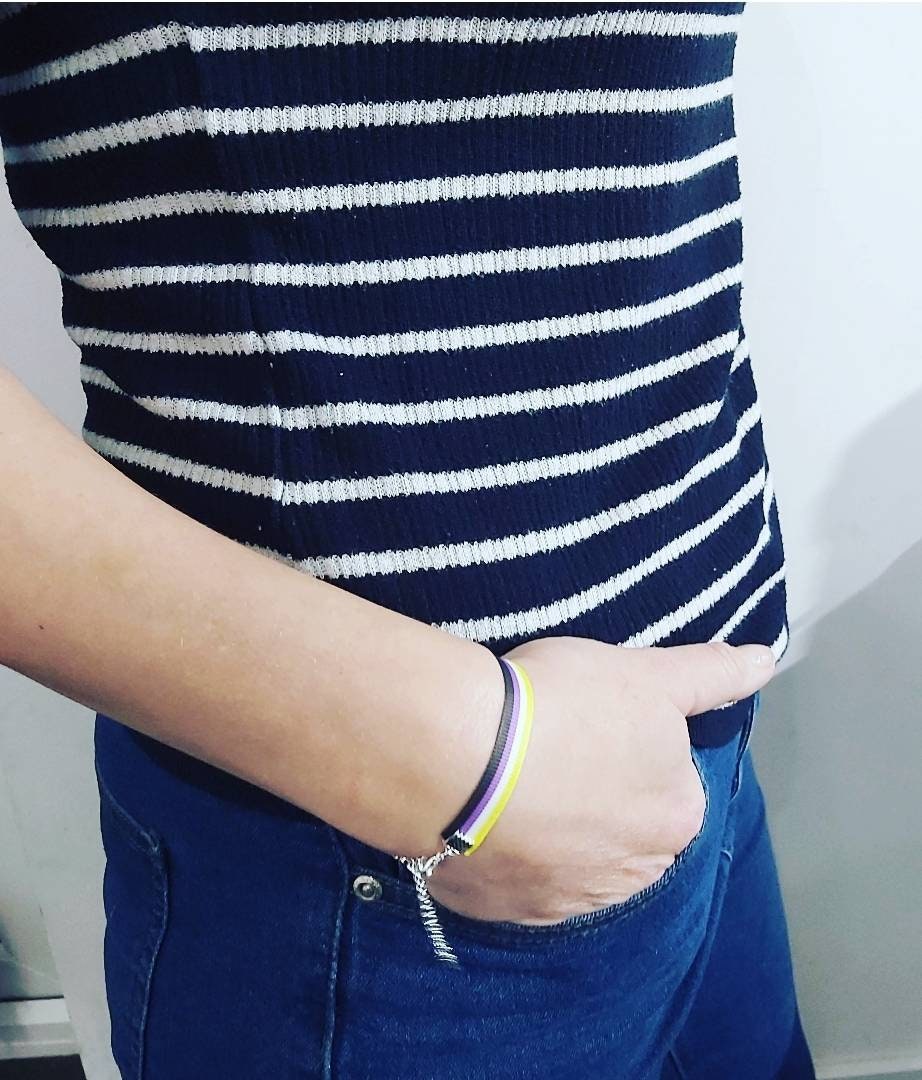 Genderfluid Bracelet Adjustable