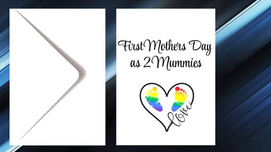 First Mothers Day 2 Mummies Mothers Day Card