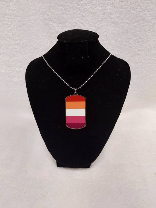 Lesbian Dog Tag Necklace