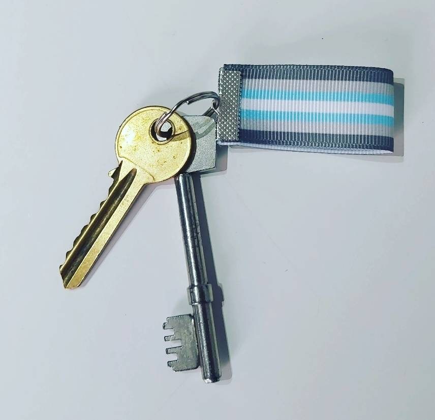 Demi Boy Keyring LGBTQIA+