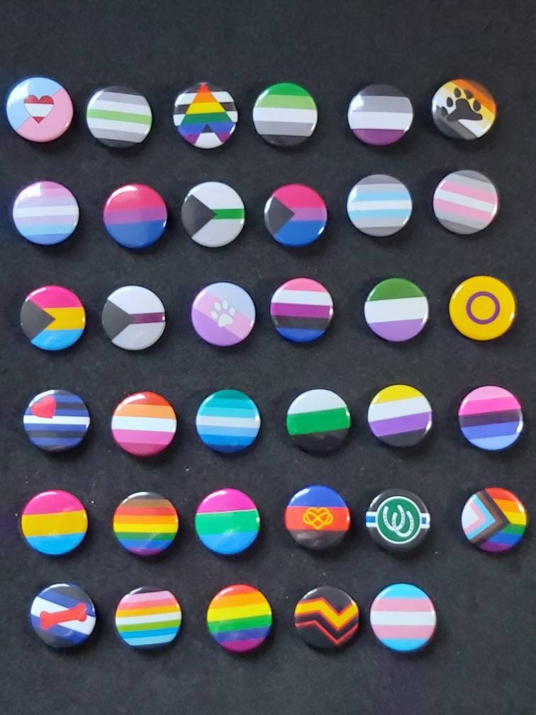 Neutrious lgbtqi+ pride pin