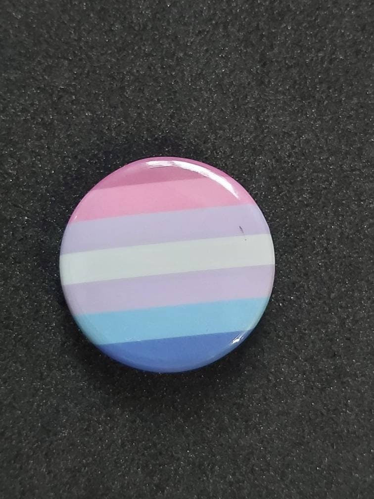 Bigender pride lgbtqi+ pride pin