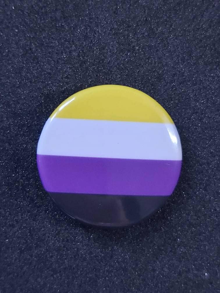 Non binary lgbtqi+ pride pin