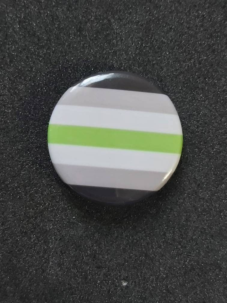 Agender lgbtqi+ pride pin