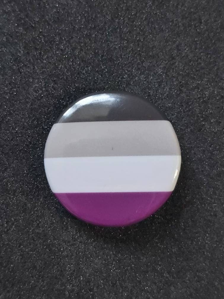Asexual lgbtqi+ pride pin