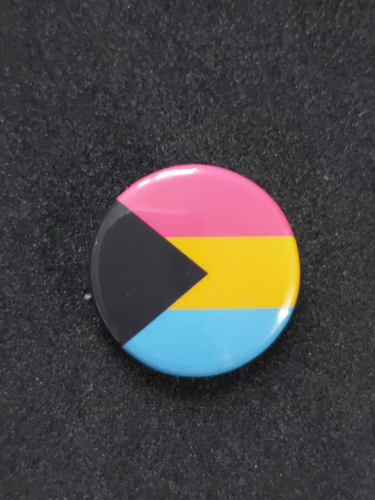Demi Pan pansexual pride lgbtqi+ pride pin