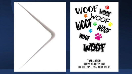 Mother Day Card From the Dog