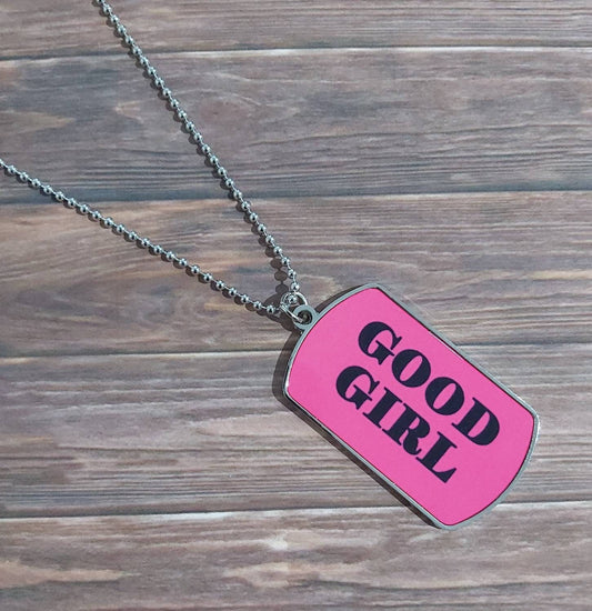 Good boy/Good girl Dog Tag Necklace