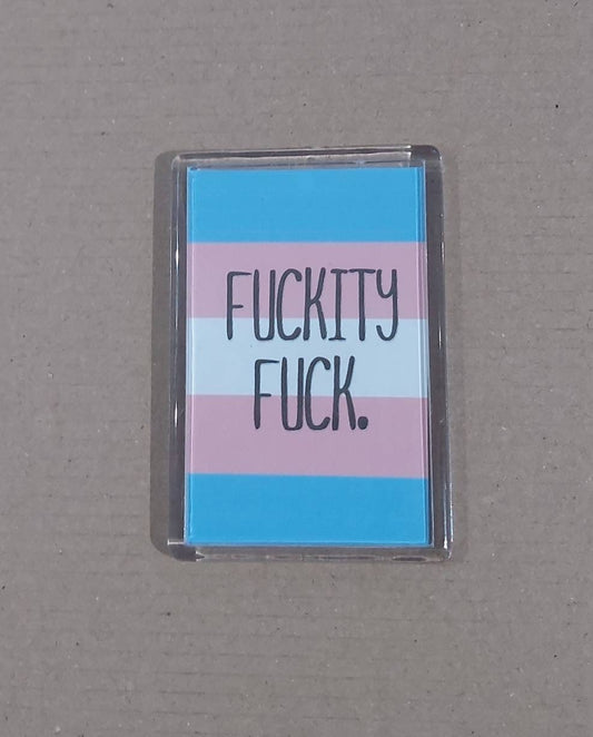 Slogan 18+ Fridge Magnet Funny LGBTQIA+ F+CKITY F+Ck