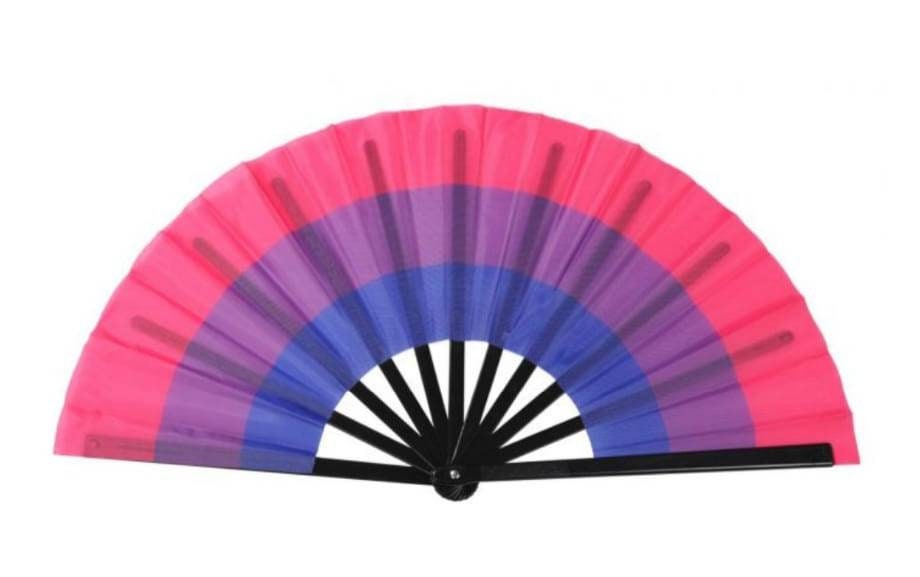 Pride Pansexual Large Loud Clack Folding Fan