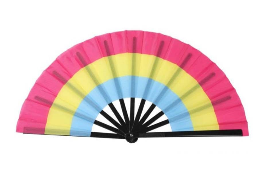 Pride non Binary Large Loud Clack Folding Fan