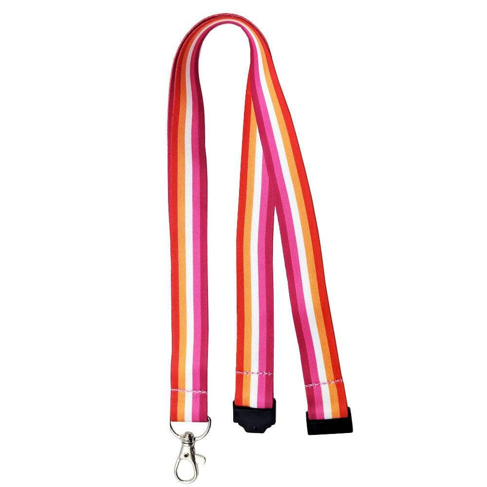 Omnisexual LGBTQIA lanyard with safety clip